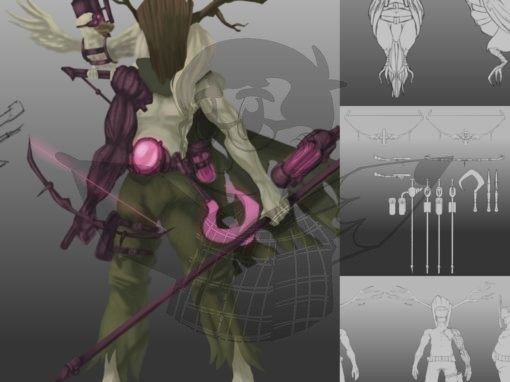 Cyberpunk Druid
